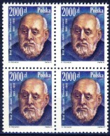 ##Poland 1991. Adam Chmielowski. Bloc Of 4. Michel 3317. MNH(**) - Unused Stamps