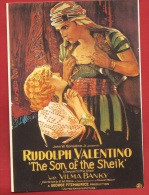 TX-10  Rudolph Valentino Et Wilma Banky, The Son Of The Sheik, Le Fils Du Cheik. Non Circulé - Manifesti Su Carta