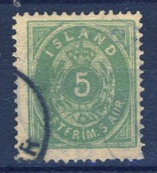 ##Iceland 1882. Michel 13A. Cancelled - Gebraucht