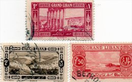 B - 1925 Grand Liban - Used Stamps