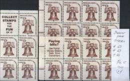 Booklet Panes- Lot  MNH (**) - 2. 1941-80