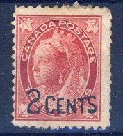 ##K634. Canada 1899. Victoria Surcharged. Michel 75. MH(*) Heavily Hinged!! - Nuevos