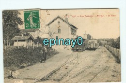 B - 64 - MORLAAS - La Gare Avec Son Train  - éditeur C C - Morlaas