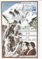 Sport  Alpinisme, Carte Maximum France Chamonix 1986 - Arrampicata