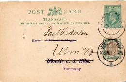 TRANSVAAL ENTIER POSTAL 1913 - Transvaal (1870-1909)