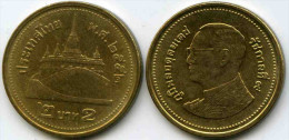 Thaïlande Thailand 2 Baht 2552 ( 2009 ) KM 445 - Tailandia