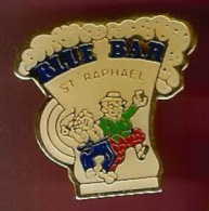 40421-Pin's.Saint Raphael.blue Bar.Biere.. - Judo