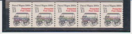 USA. Scott # 2258 MNH. Coil Strip Of 5 Plate# 1 Transportation 1988 - Rollenmarken (Plattennummern)