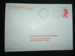 LETTRE TP LIBERTE DE GANDON 2,10F OBLITERATION MECANIQUE MUETTE A L'ARRIVEE 92 ANTONY PPAL - 1982-1990 Liberty Of Gandon