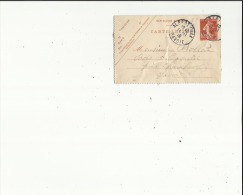 Carte Lettre Petit Format De Exp: Mr  Rigaud A Chambery 73  Adressé A Mr Bollon Bois A Cognin 73) 1912 Voirscan - Cartes-lettres
