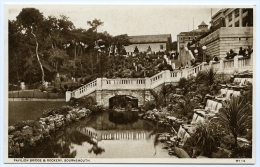 BOURNEMOUTH : PAVILION BRIDGE & ROCKERY - Bournemouth (hasta 1972)