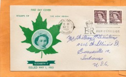 Canada 1953 FDC - 1952-1960