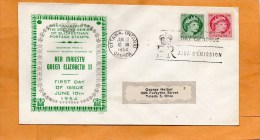 Canada 1954 FDC - 1952-1960