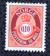 Norvège 1997 Sans Gomme D´Origine Stamp Postfrim Corne Postale 0,10 Ore - Ongebruikt