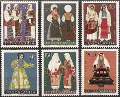 YUGOSLAVIA 1964 National Costumes Of Yugoslavia Set MNH - Ongebruikt