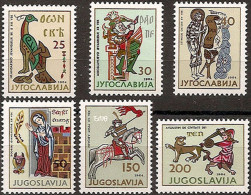 YUGOSLAVIA 1964 Yugoslav Art Set MNH - Unused Stamps