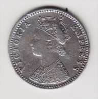 @Y@  British India 1/4 Rupee Victoria 1894 B ( 2779) - Indien