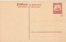 MARIANNES.1919.Colonie Allemande.Entier Postal.Michel P13.Neuf.14H102 - Islas Maríanas