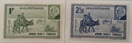 Mauritania MH* 1941 Sc 114/115 - Andere & Zonder Classificatie