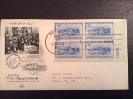 US 1952 FDC - 125th Anniversary Of The Baltimore And Ohio Railroad Co. - Sonstige & Ohne Zuordnung