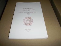 MAYENNE : Biographies Mayennaises (suite) 1982 Jean ANDRE (célébrités, Figures Et Familles De Mayenne - Pays De Loire