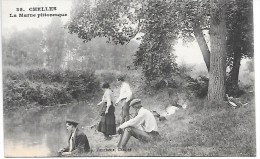 Delcampe - CHELLES - La Marne Pittoresque - Pêcheur - Chelles