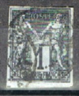 Französische Kolonien 1878-80 Yvert Nr. 37 Gestempelt - Sage