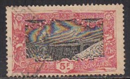 5f  French Somali Coast / Somalia, Railway Bridge, Train, Used 1915, - Gebraucht