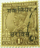 India 1927 Gwalior King George V 1a - Used - Gwalior