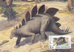 Czech Rep. / Cartes Maximum (1994/09-1) Praha: The Work Of Painter Zdenek Burian - Dinosaur (2,00 CZK) (I0105) - Other & Unclassified