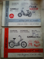 Garelli Katia 50 Gulp 50 Catalogo Ricambi Originale - Spare Parts Catalog -catalogue Pièces Détachées - Moteurs