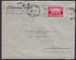 Yugoslavia 1924,Loco Cover ZAgreb W./postmark Zagreb - Covers & Documents