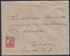 Yugoslavia 1924, Cover Marija Bistrica To  Zagreb W./postmark Marija Bistrica - Storia Postale