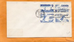 Canada 1957 FDC - 1952-1960