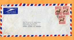 South Africa Old Cover Mailed To USA - Lettres & Documents