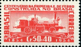 BRAZIL # 781 - LOCOMOTIVE - FIRST BRAZILIAN RAILWAY - MNH - Ungebraucht