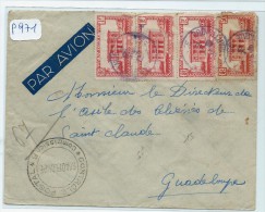 MARTINIQUE - LETTRE POUR LA GUADELOUPE AVEC CONTROLE POSTAL DU 17/10/40 - Cartas & Documentos