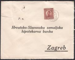 Yugoslavia 1924, Cover Lukavac To  Zagreb W./postmark Lukavac - Cartas & Documentos