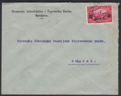 Yugoslavia 1924, Cover Sarajevo To  Zagreb W./postmark Sarajevo - Storia Postale