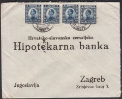 Yugoslavia 1924, Cover Pozega To Zagreb W./postmark Pozega - Lettres & Documents