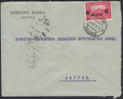 Yugoslavia 1924, Cover Belgrade  To Zagreb W./postmark Belgrade - Covers & Documents