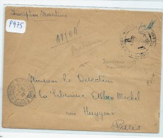 FRANCE - GUADELOUPE - LETTRE AVEC INSCRIPTION MARITIME POUR PARIS EN FRANCHISE - MAI 1948 - Cartas & Documentos