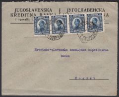 Yugoslavia 1924, Cover Sarajevo  To Zagreb W./postmark Sarajevo - Covers & Documents