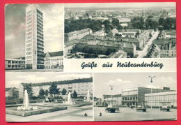 158807 / Neubrandenburg - HAUS DER KULTUR UND BILDUNG , UARL MARX PLATZ , BLICK AUF DIE STADT - Germany Deutschland - Neubrandenburg