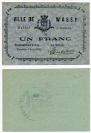 1914 - 1920 // Wassy // Un Franc - Bons & Nécessité