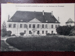 38 - Environs De SAINT-ANDRÉ Le GAZ - Le Château Du Passage. - Saint-André-le-Gaz