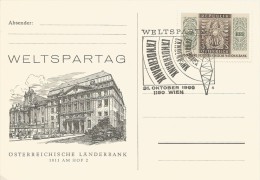 AUSTRIA. POSTMARK. World Savings Day. VIENNA 1966 - Machines à Affranchir (EMA)
