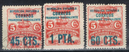 Sellos Asturias Y Leon, Franqueo Equivalente, Guerra Civil, Num 9-11 º/* - Asturias & Leon