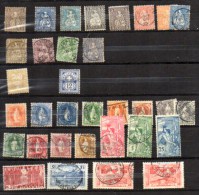 Suisse Ø Avant 1930  +  Lot Pts Rouille, Entre 35 Et 167, Cote Yv. 323 €, - Gebruikt