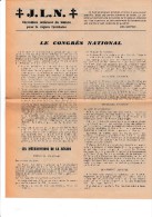 CIRCULAIRE INTERIEUR DE LIAISON -JEUNES DE LA LIBERATION NATIONALE  -ETATS GENERAUX-LYON -4 PAGES -1945 - 1939-45